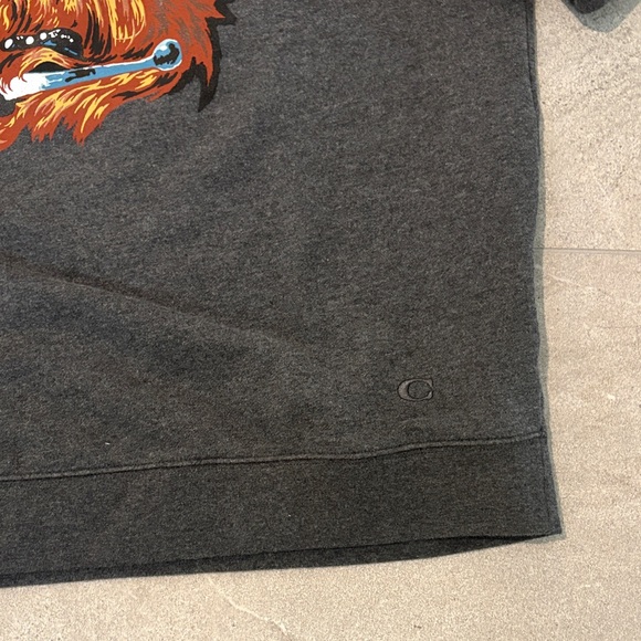 Coach Chewbacca Gray Graphic Sweater - Picture 4 of 8